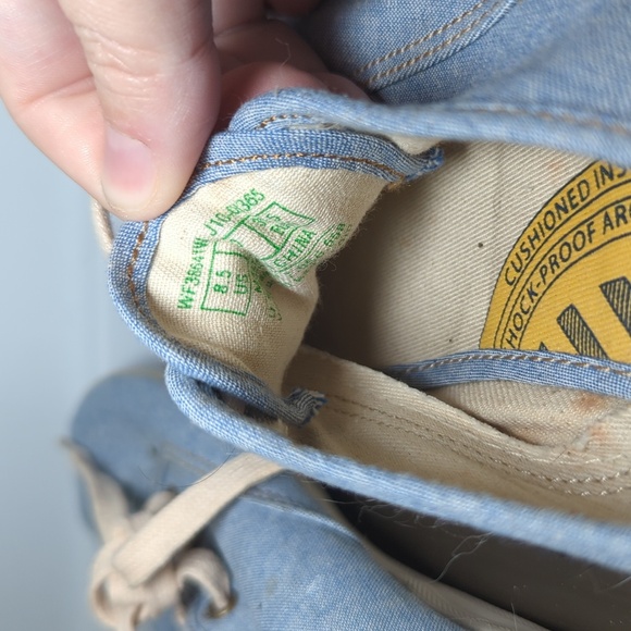 Keds Blue Chambray Sneakers Women's Size 8.5 - Picture 6 of 7